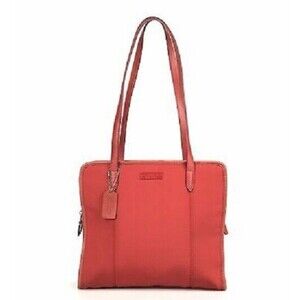Vintage Coach Neoprene Red Shoulder Bag Purse 6206